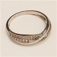 Anello Vidali Gioielli Donna in Oro bianco Zircone ANOR-20-34 - ANOR-20-34